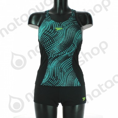 SPEEDO FIT ALLOVER SPLICE TANKINI