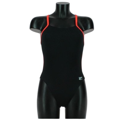 YELIA 3 - GIRLS Black/ Fluo red