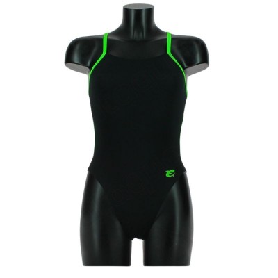 YELIA 3 - GIRLS Black/ Fluo green