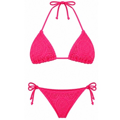 BIKINI CORTINA CROCHET Rose