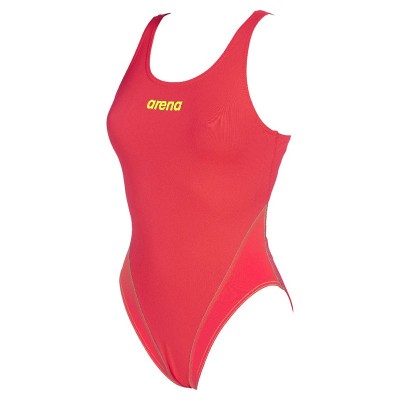 SOLID SWIM TECH HIGH Fluo Red Soft Green