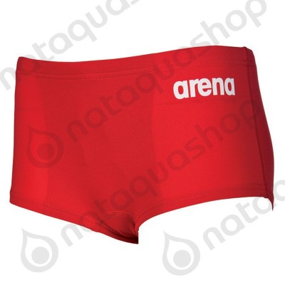 SOLID SQUARED SHORT - JUNIOR Red