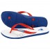 White/ royal blue
