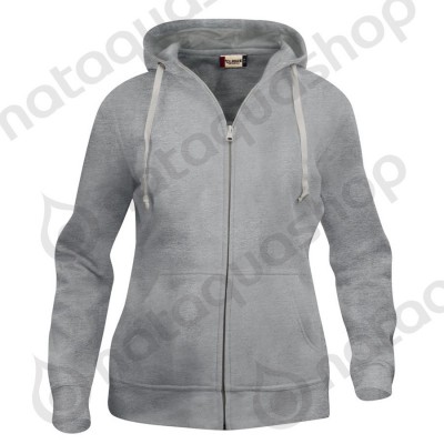 VESTE HOODY A CAPUCHE - FEMME Gris