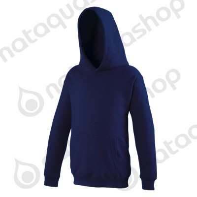 JH01J - JUNIOR SWEAT A CAPUCHE COLLEGE OXFORD NAVY
