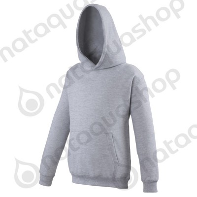 JH01J - JUNIOR SWEAT A CAPUCHE COLLEGE Heater Grey