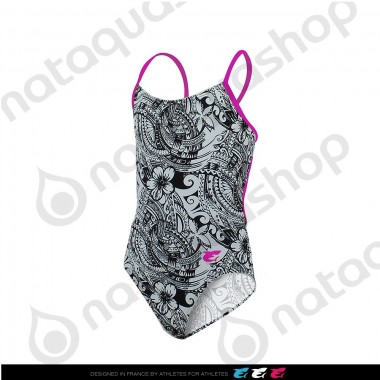 FLOWER MAT FB - FILLE Noir/blanc