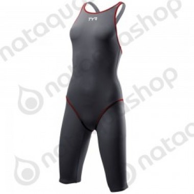 THRESHER FEMME DOS OUVERT Gris/Rouge - photo 0