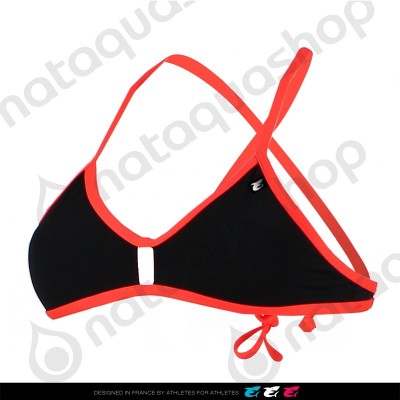 CLEVA CONFORT TIE BACK - LADIES BLACK/ PASSION PINK