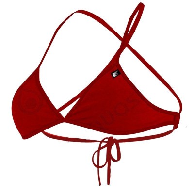 GLENNA TRIANGLE TIE BACK - LADIES Red