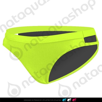 TYNDALL DOUBLE STRAP BRIEF - LADIES Jaune fluo