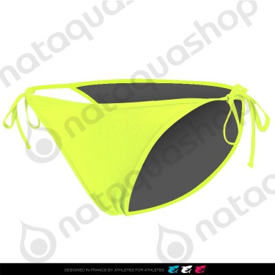 GISSAR TIE SIDE BRIEF - LADIES Jaune fluo