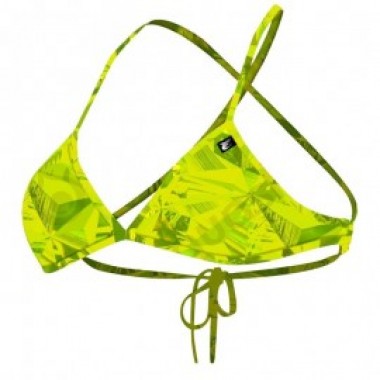 PRIMEVAL TRIANGLE TIE BACK - FEMME VERT LIME - photo 0
