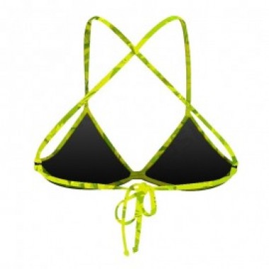 PRIMEVAL TRIANGLE TIE BACK - FEMME VERT LIME - photo 1
