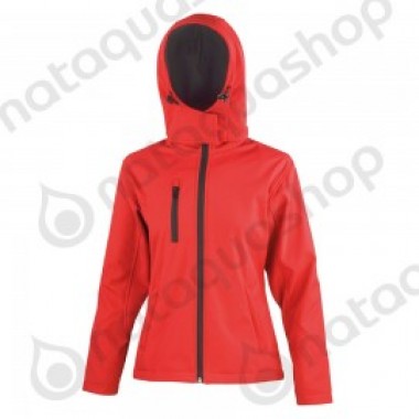 VESTE SOFTSHELL A CAPUCHE R230F - FEMME - photo 0