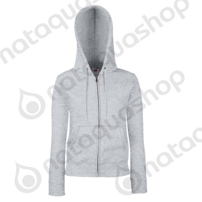 SWEAT-SHIRT A CAPUCHE ZIPPE SS312 - FEMME Heater Grey