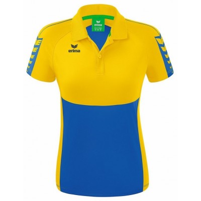 POLO SIX WINGS - FEMME new royal/jaune