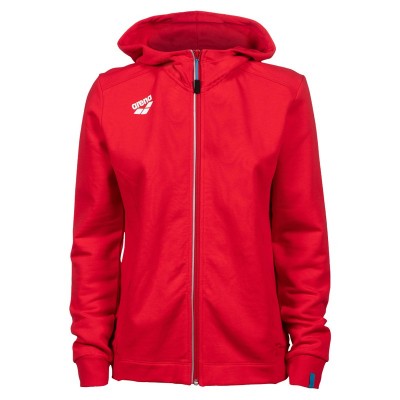 W TEAM PANEL HOODED JACKET - WOMAN Red