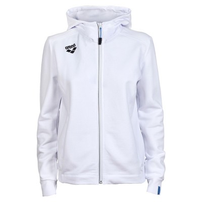 W TEAM PANEL HOODED JACKET - WOMAN White