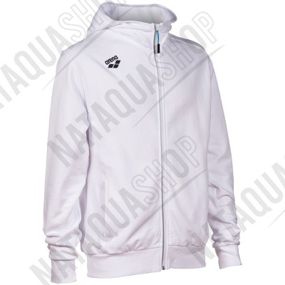 TEAM PANEL HOODED JACKET - UNISEXE White TEAM PANEL HOODED JACKET - UNISEXE White