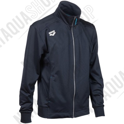 TEAM JACKET PANEL POLY KNITTED - UNISEXE navy blue