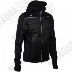 TEAM HOODED F/Z HALF-QUILTED JACKET - UNISEXE
