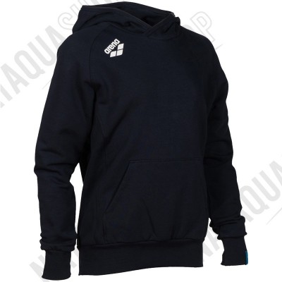 TEAM PANEL HOODED SWEAT - JUNIOR navy blue TEAM PANEL HOODED SWEAT - JUNIOR navy blue