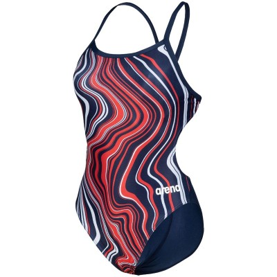 W SWIMSUIT CHALLENGE BACK MARBLED - WOMAN Multi