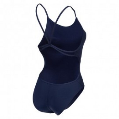 W SWIMSUIT LACE BACK SOLID - Navy - photo 1