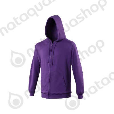 Sweat-shirt zippé HOMME - JH050 Purple