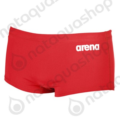 SOLID SQUARED SHORT Red
