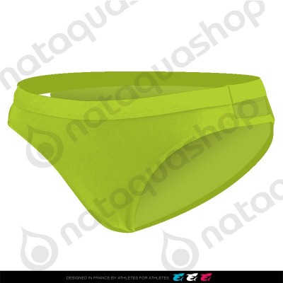TYNDALL DOUBLE STRAP BRIEF - FEMME VERT LIME