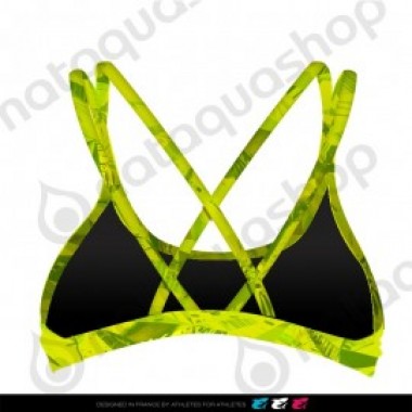 LEAVES FOREST TOP CRISS-CROSS BACK - LADIES VERT LIME - photo 1