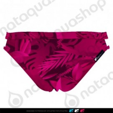 LEAVES FOREST DOUBLE STRAP BRIEF - FEMME Cherry Pink - photo 1